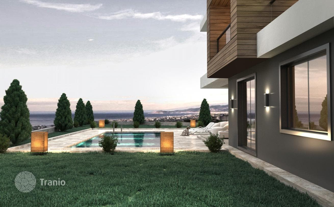 4-Bedroom Villa with Sea and Mountain Views in Kargicak, Alanya