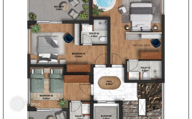 3-Bedroom Luxury Villa with Private Pool in Kargicak, Alanya, photo 3