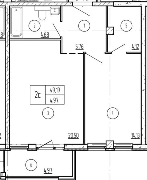 1-Bedroom Apartment in Luchi, Anapa