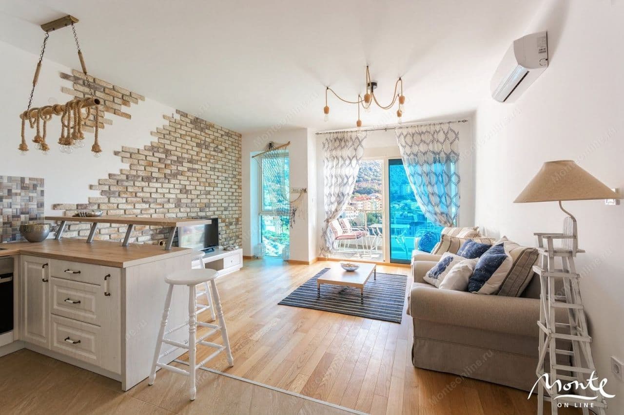 Квартира в Будве, Черногория, 63 м²