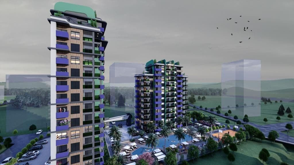 Апартаменты в Мерсине, Турция, 68 м², фото 2