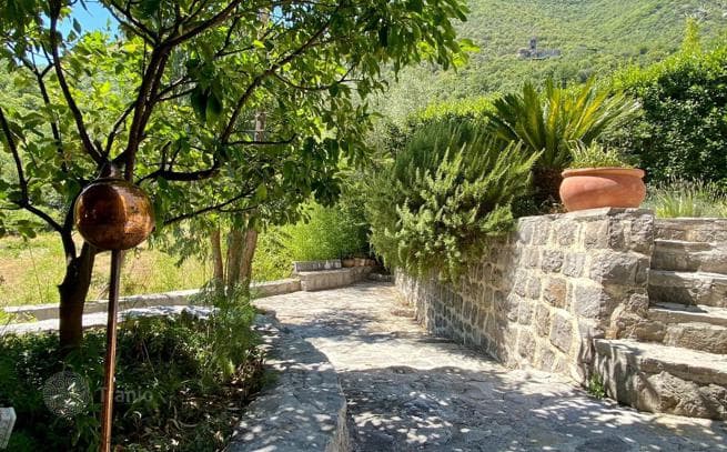 3-Bedroom Stone Villa with Mediterranean Garden in Prcanj, Montenegro, photo 4