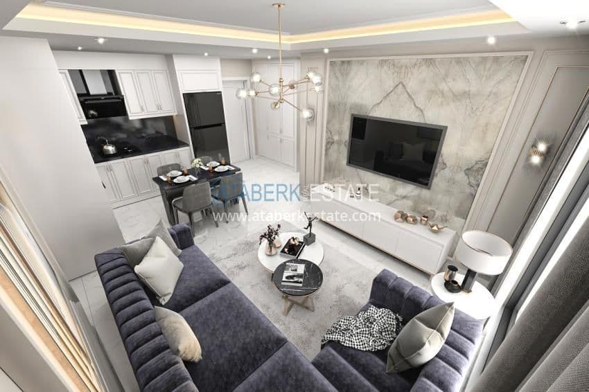 Квартира в Алании, Турция, 50 м², фото 3
