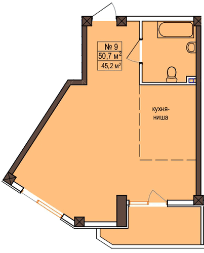 Studio Apartment in Marmolad, Sochi