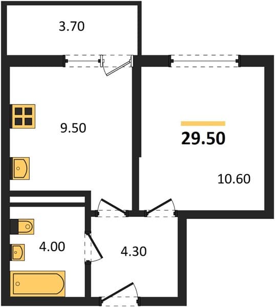 Studio Apartment in Kudepsta, Sochi