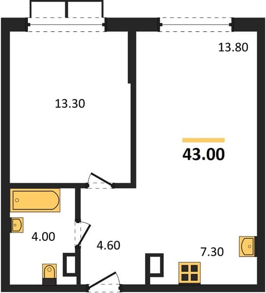 Studio Apartment in Porto-Novo, Tsemdolina