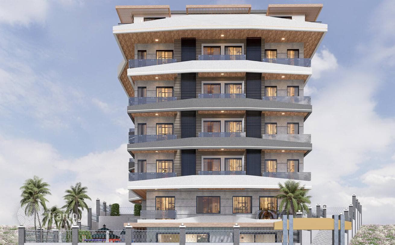 Sea View Apartments with Shared Pool in Avsallar, Alanya, photo 2