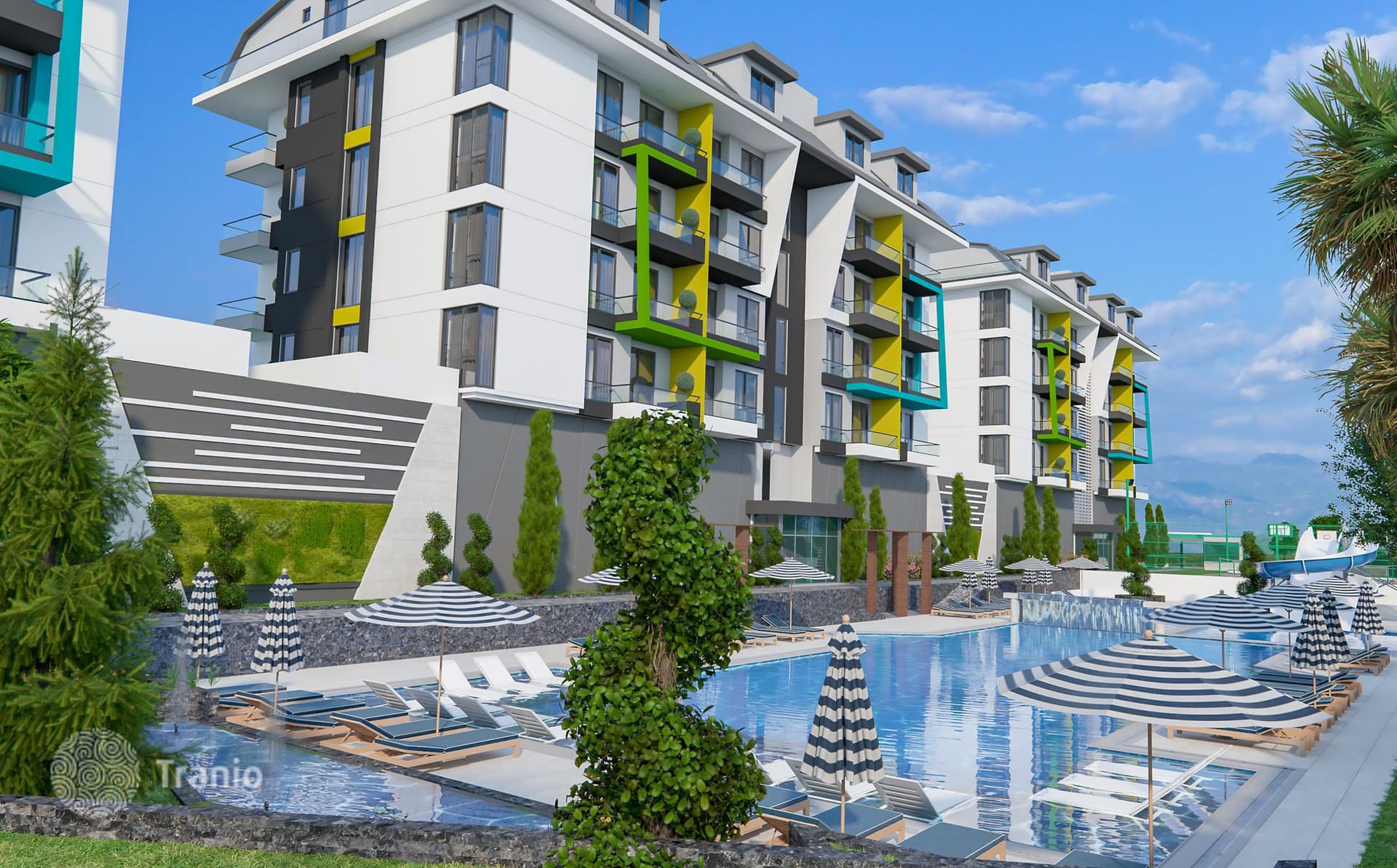 Completed Apartments in Prestigious Complex in Kargicak, Alanya