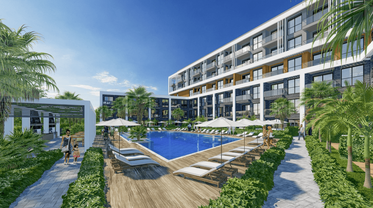 Квартира в Анталии, Турция, 45 м²