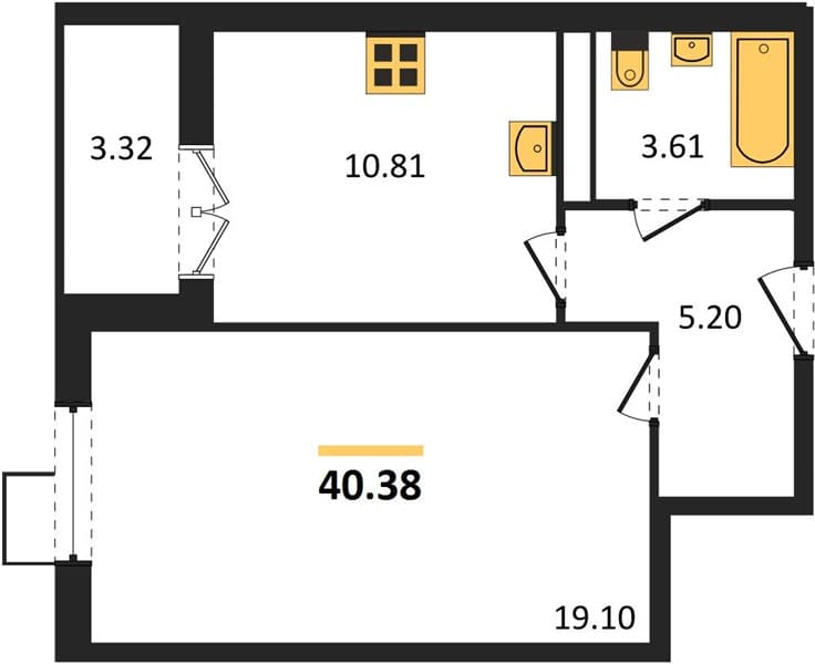 Studio Apartment in Sady u Morya, Temryuk