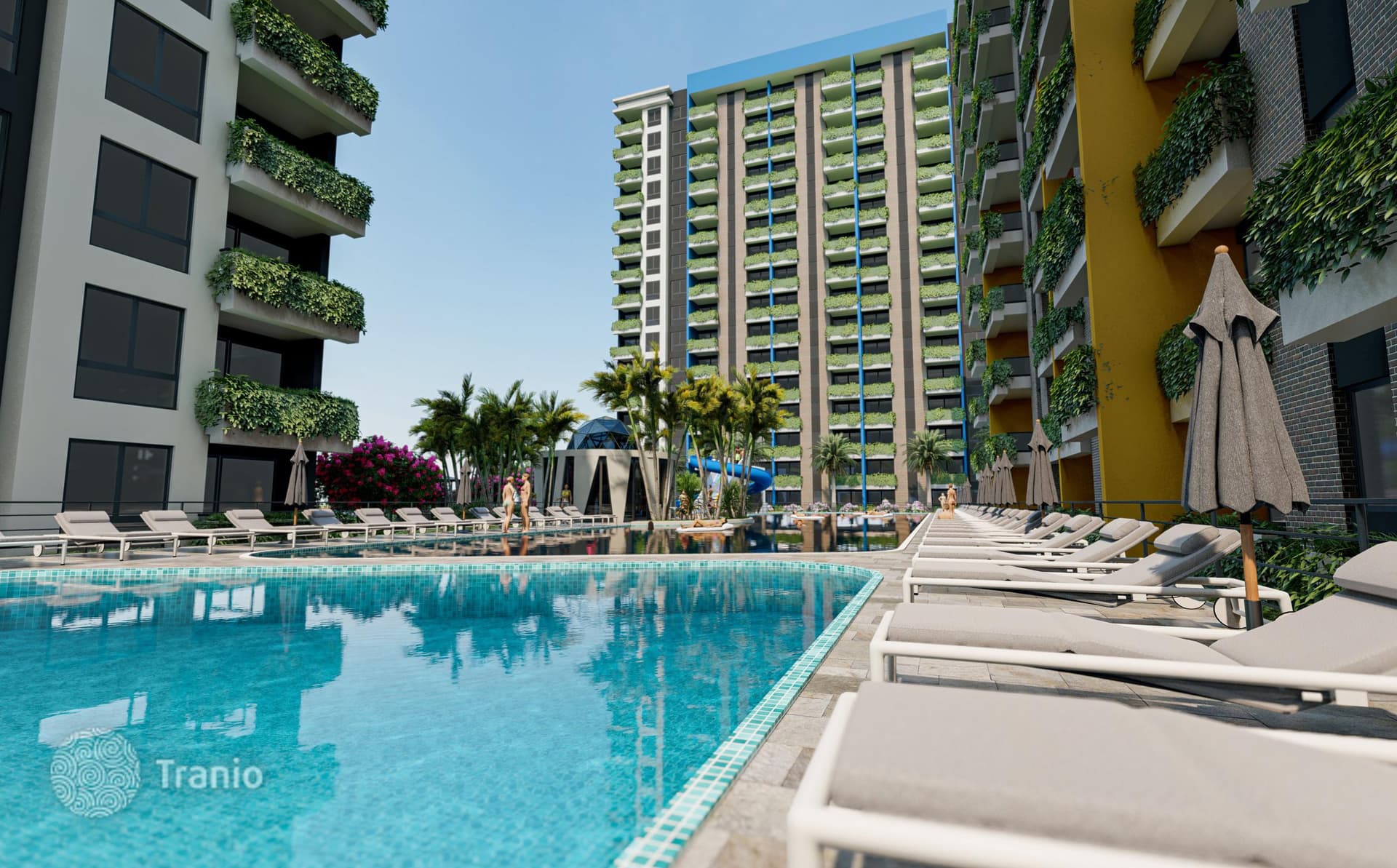 New Residential Complex with Pool and Water Park in Mersin, Turkey, photo 2