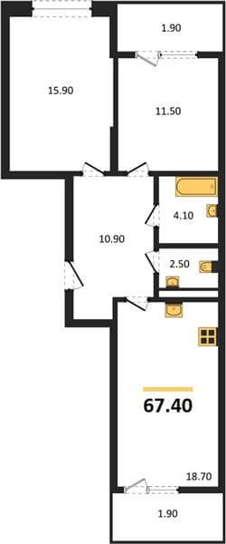 2-Bedroom Apartment with Sea View in Supsekh