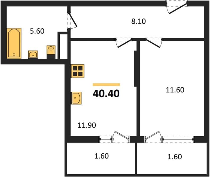 Studio Apartment in Khozyain Morey, Supsekh, Anapa