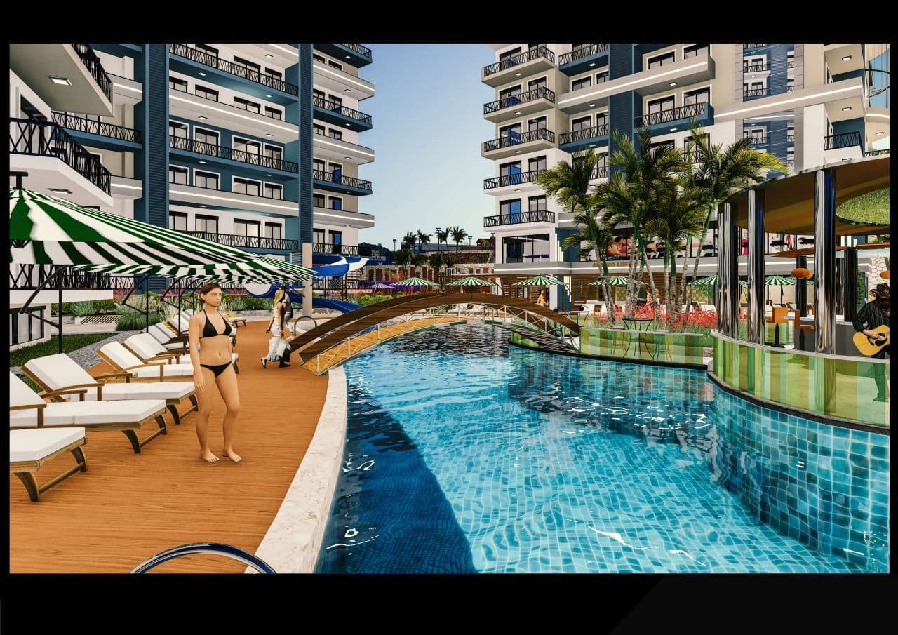 Апартаменты в Алании, Турция, 56 м², фото 4