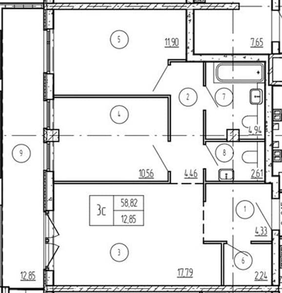 1-Bedroom Apartment in Luchi, Anapa