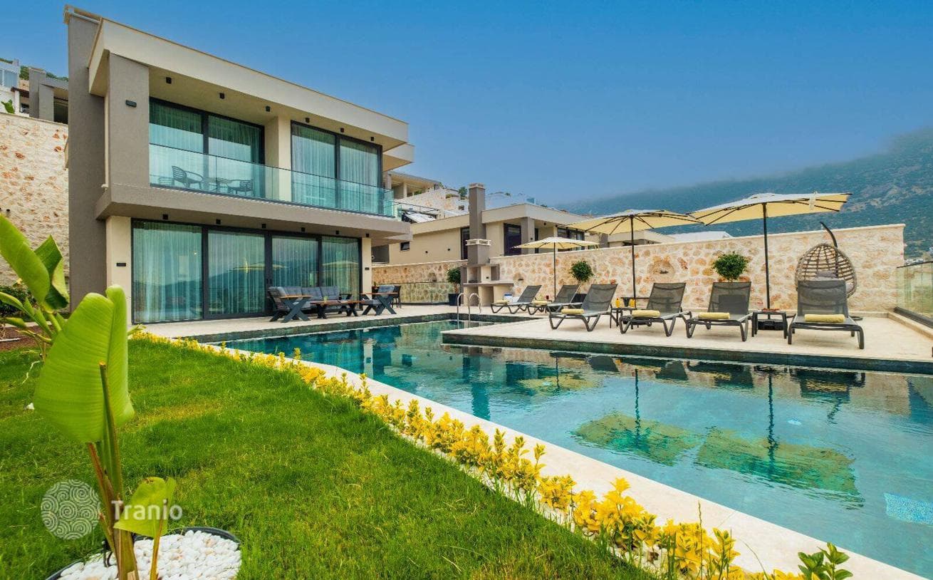 4-Bedroom Villa with Private Pool and Garden in Kalkan, Antalya