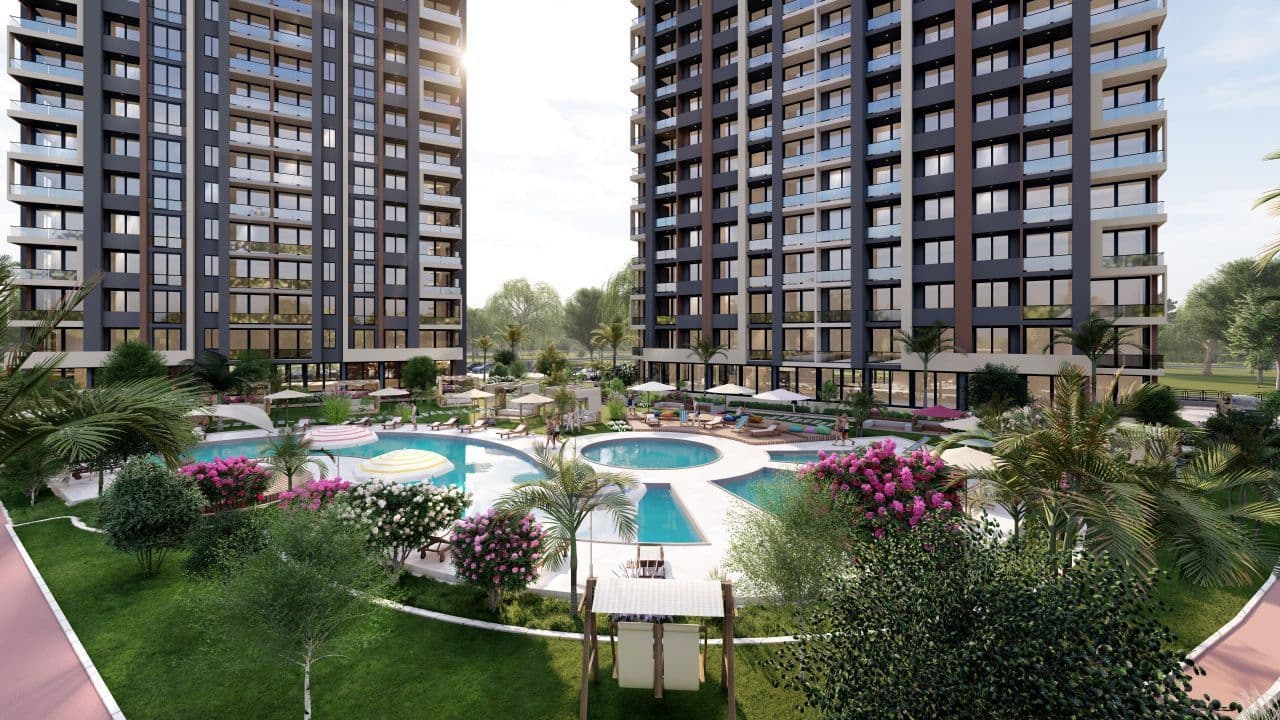 Апартаменты в Мерсине, Турция, 56 м², фото 3