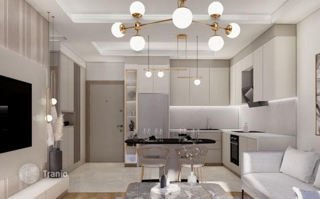 New Apartments with Shared Pool in Altintash, Antalya