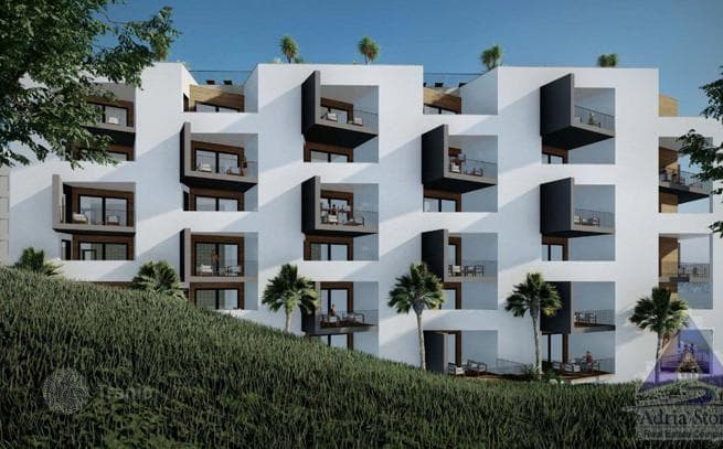 Apartment Building with Sea View in Becici, Montenegro