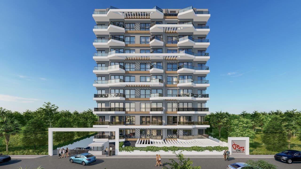 Квартира в Алании, Турция, 50 м²