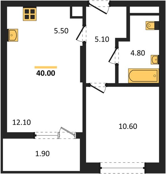 1-Bedroom Apartment in Master of the Seas, Supsekh