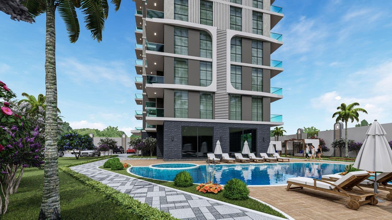 Квартира в Алании, Турция, 54 м²