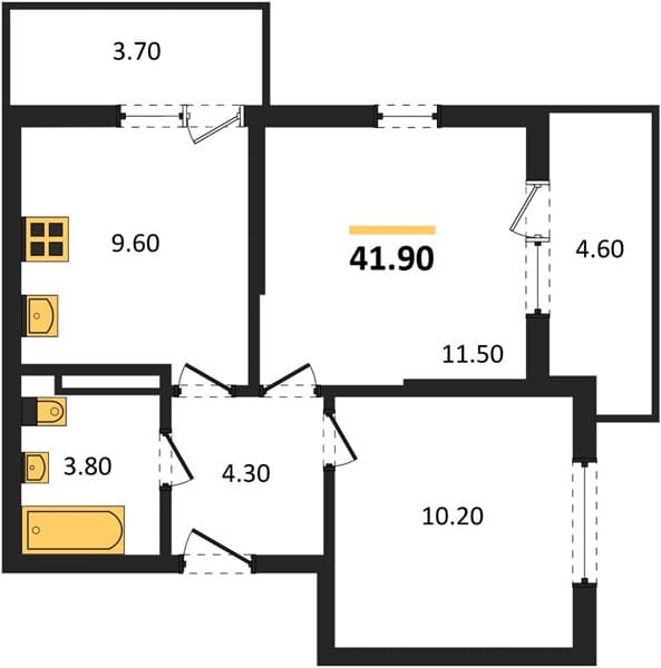 Apartment in Lestoriya, Sochi