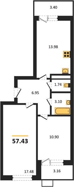 Apartment in Sady u Morya, Temryuk