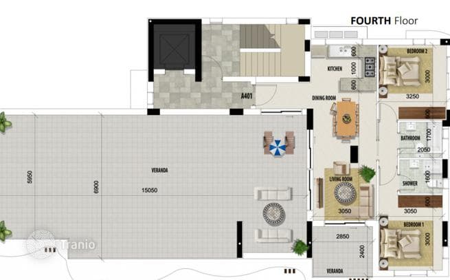 1-Bedroom Apartment in Tala, Paphos, photo 3