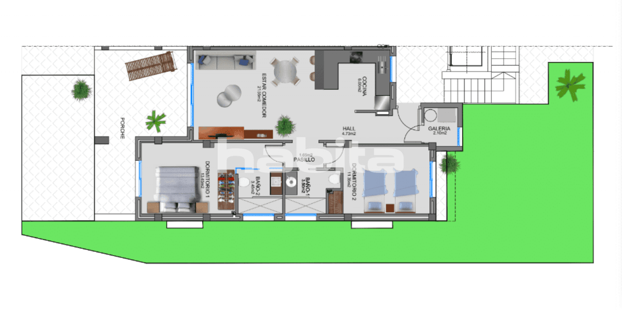 Апартаменты в Гуардамар-дель-Сегура, Испания, 80.47 м², фото 2
