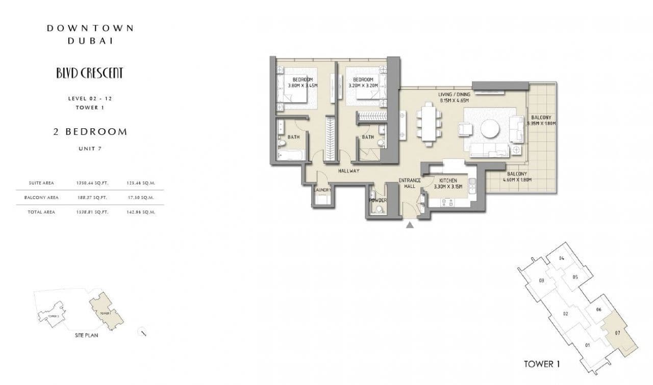 Квартира в Дубае, ОАЭ, 150.87 м², фото 5