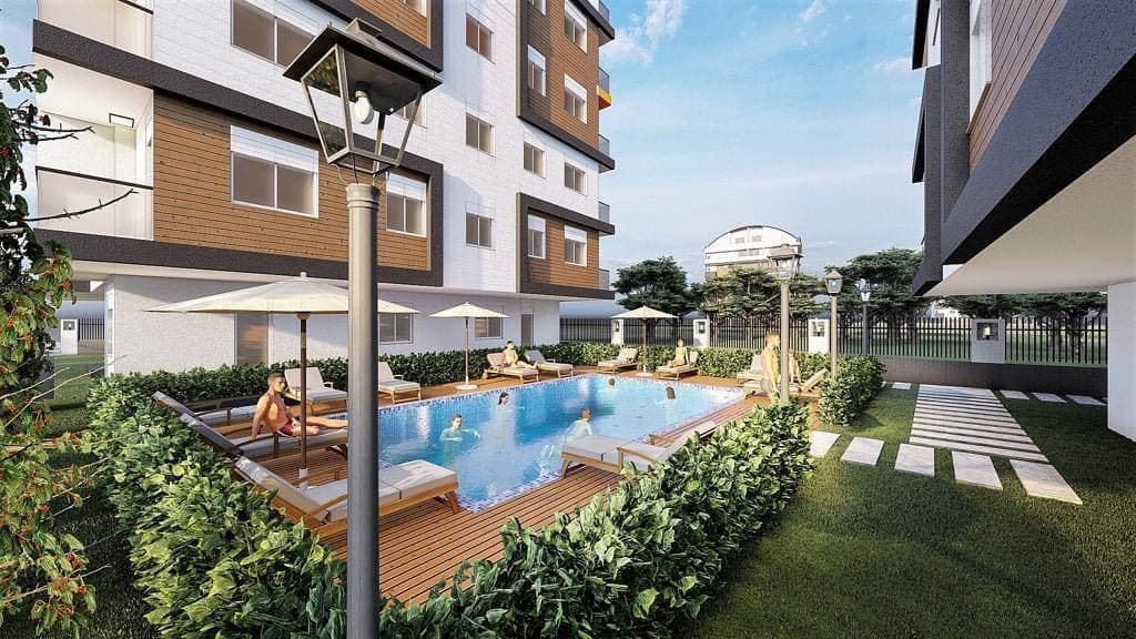 Квартира в Анталии, Турция, 45 м²