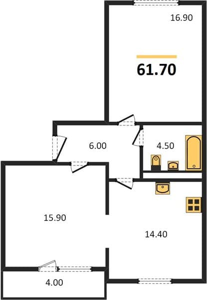 2-Bedroom Apartment in Gorny Kvartal, Sochi