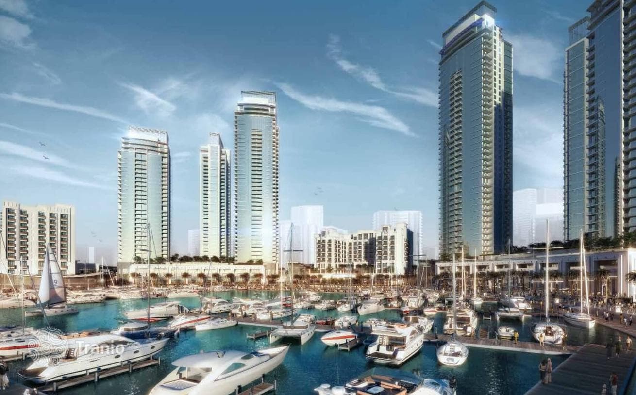 Высотная резиденция премиум класса Creek Residences рядом с причалом для яхт, Dubai Creek Harbour, Дубай, ОАЭ, фото 2