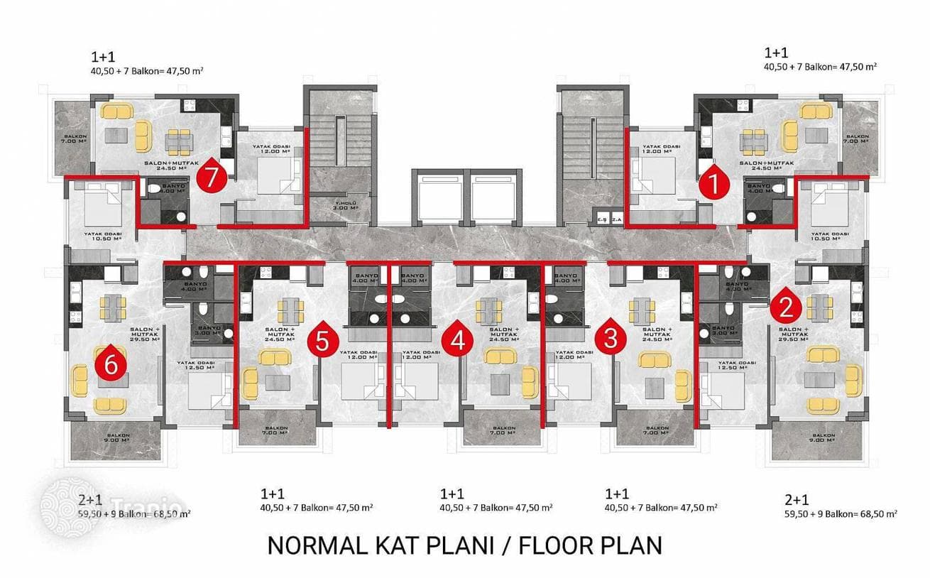 New Apartments with Rich Amenities in Avsallar, Alanya, photo 3