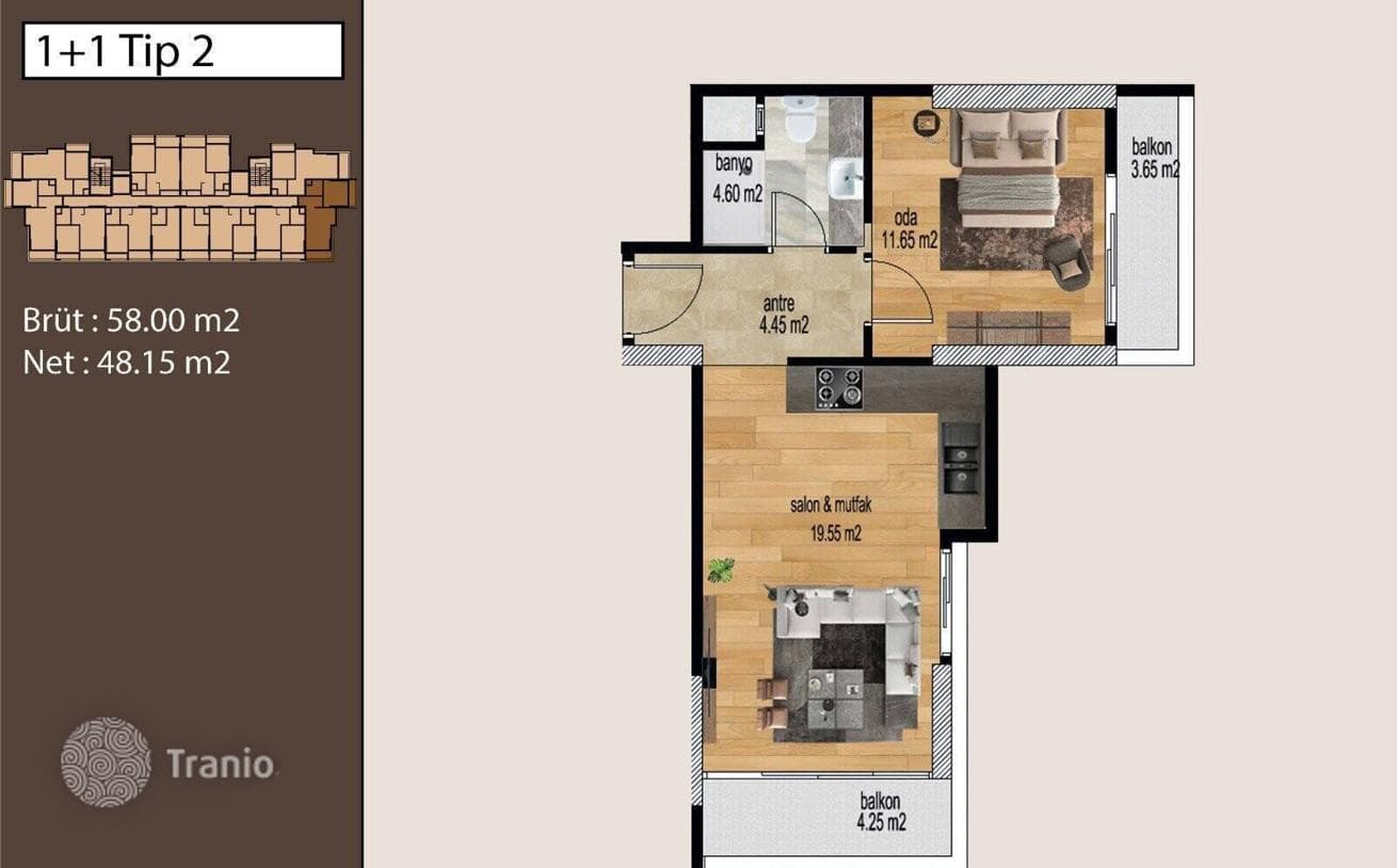 Buy-to-Let Apartments with Sea View in Mersin, photo 3