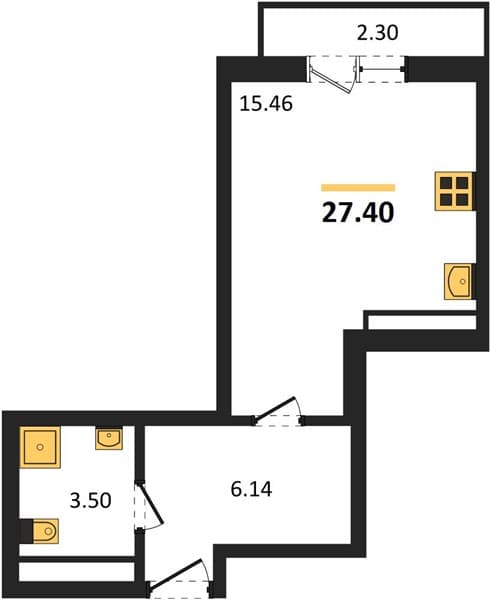 Studio Apartment in Marine Garden Sochi 4* Hotels and Resort, Sochi