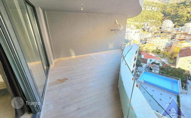 1-Bedroom Apartment with Sea View in Rafailovici, Budva
