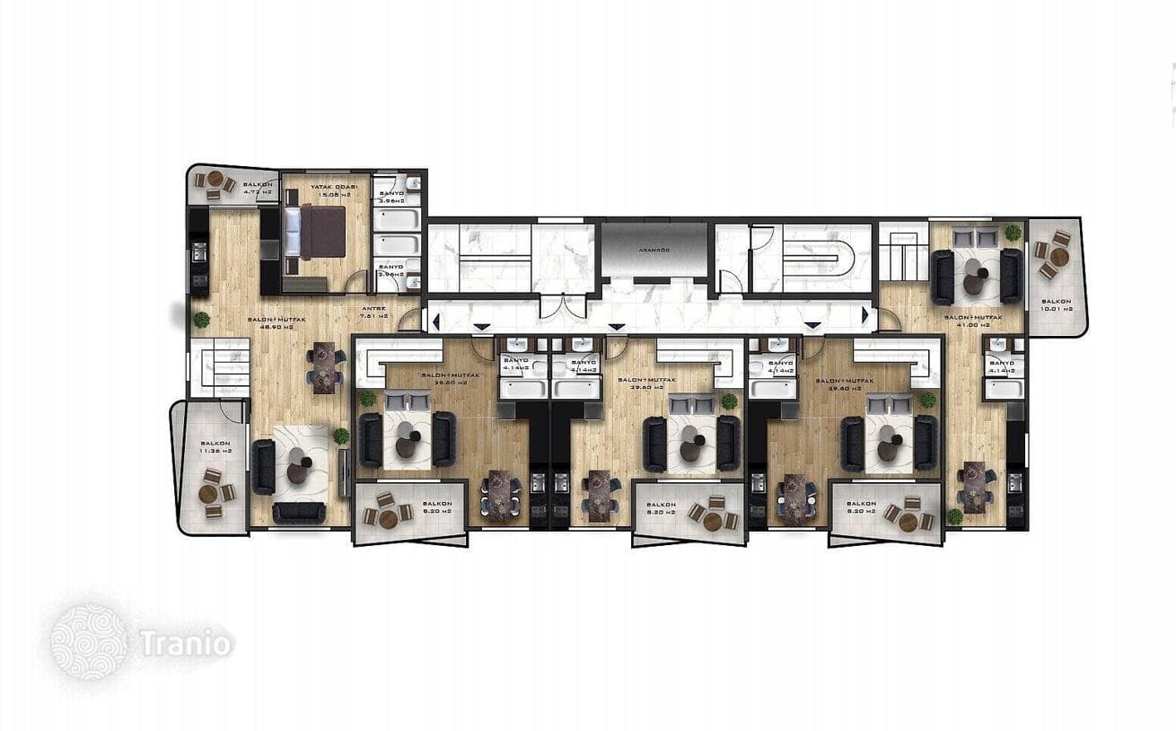 New Apartments Near the Beach in Central Mahmutlar, Alanya, photo 5