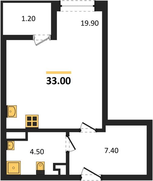Studio Apartment in Khozyain Morey, Supsekh