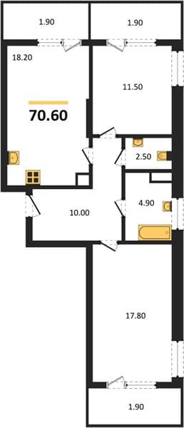 2-Bedroom Apartment in Khozain Morey, Supsekh