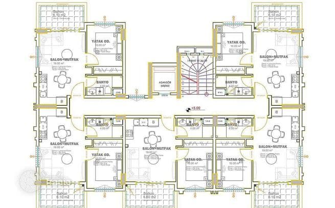 New Apartments 400 m from the Beach in Kargicak, Alanya, photo 4