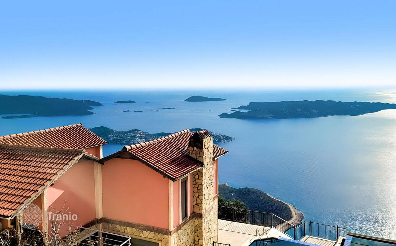 2-Bedroom House with Panoramic Sea View in Kas, Antalya