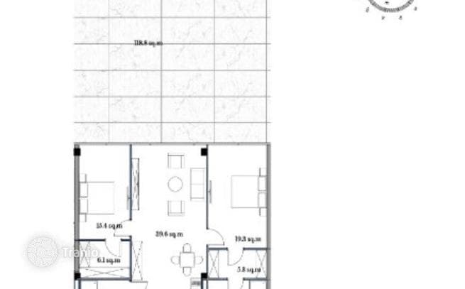 2-Bedroom Apartment with Sea View on the 2nd Floor in Shekvetili