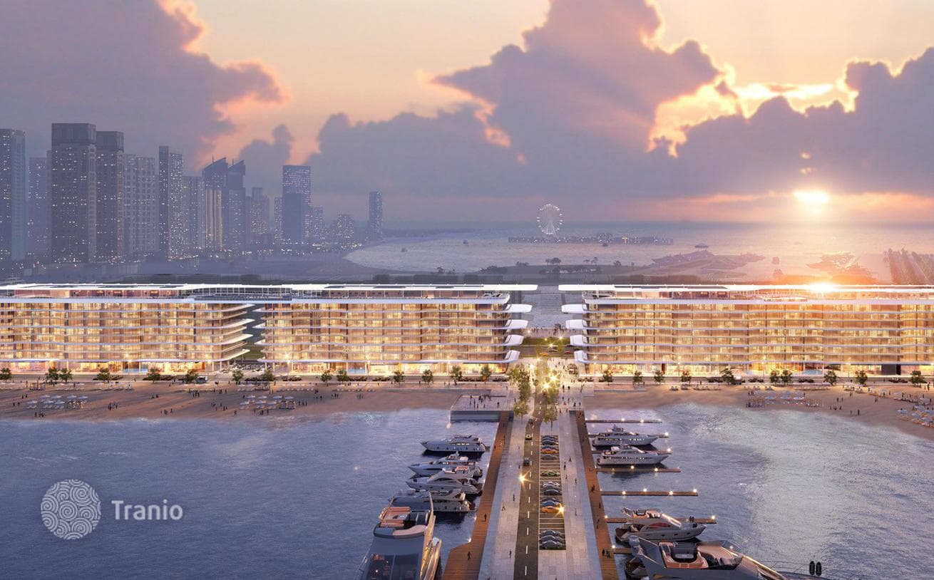 Первоклассный жилой комплекс Dubai Harbour Residences с доступом к пляжу в The Palm Jumeirah, Дубай, ОАЭ, фото 3