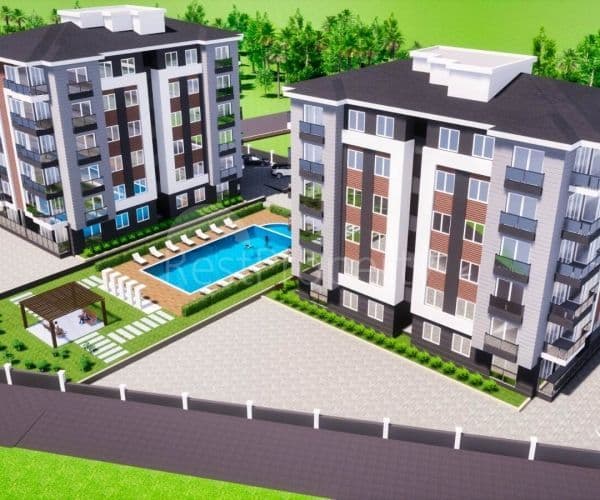Квартира в Анталии, Турция, 77 м²