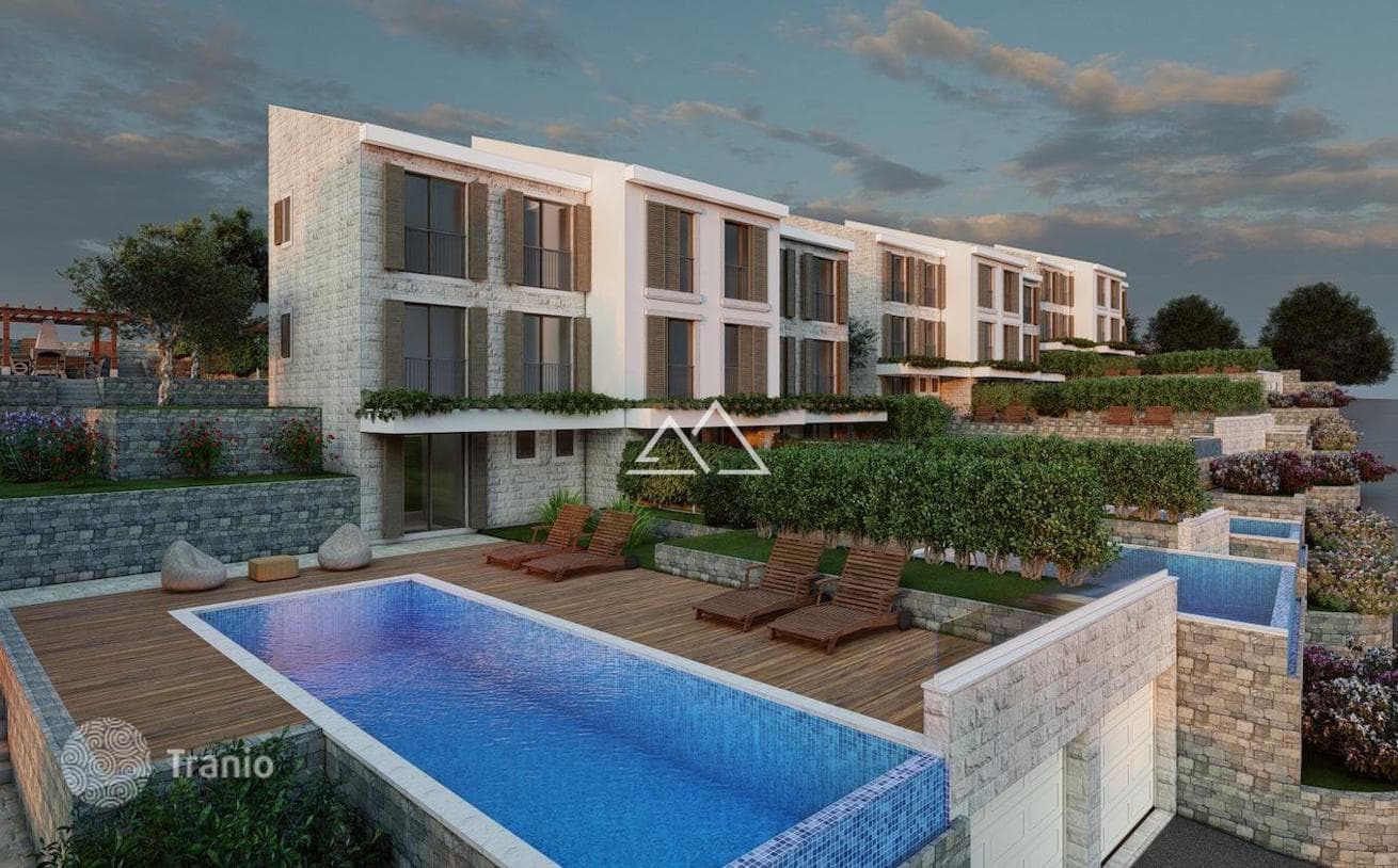 New 3–4-Bedroom Townhouses in Budva Riviera, Montenegro