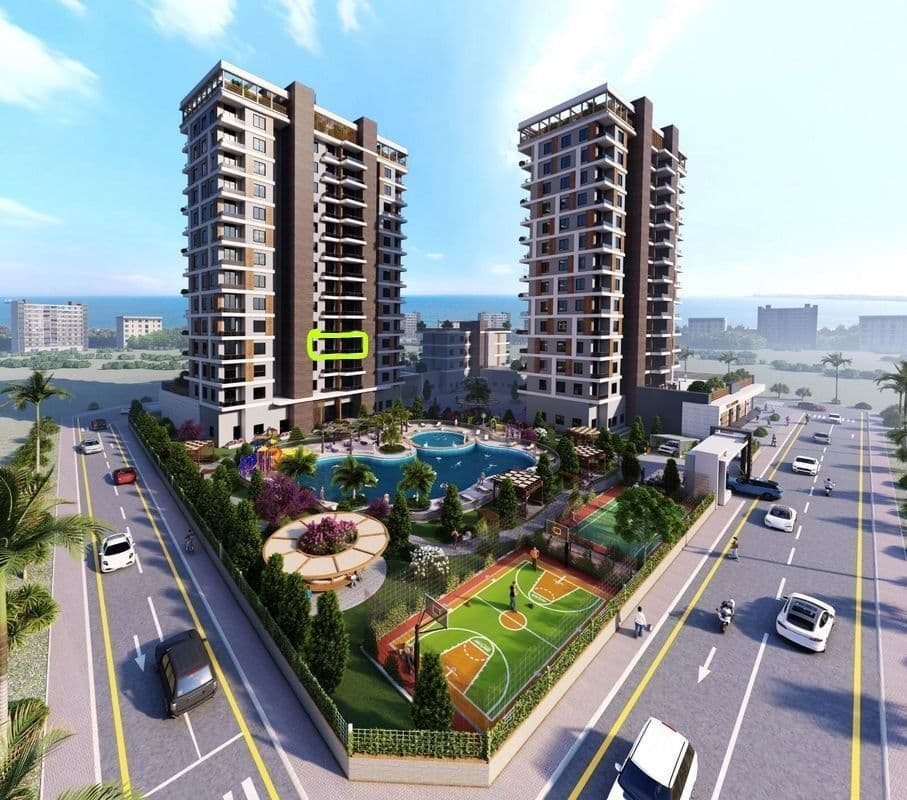 Квартира в Мерсине, Турция, 100 м²