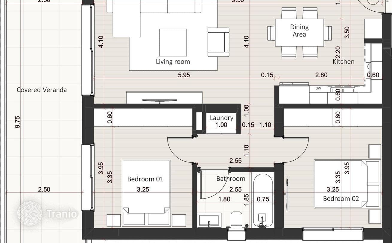 2-Bedroom Apartment in Mesa Geitonia, Limassol, photo 3