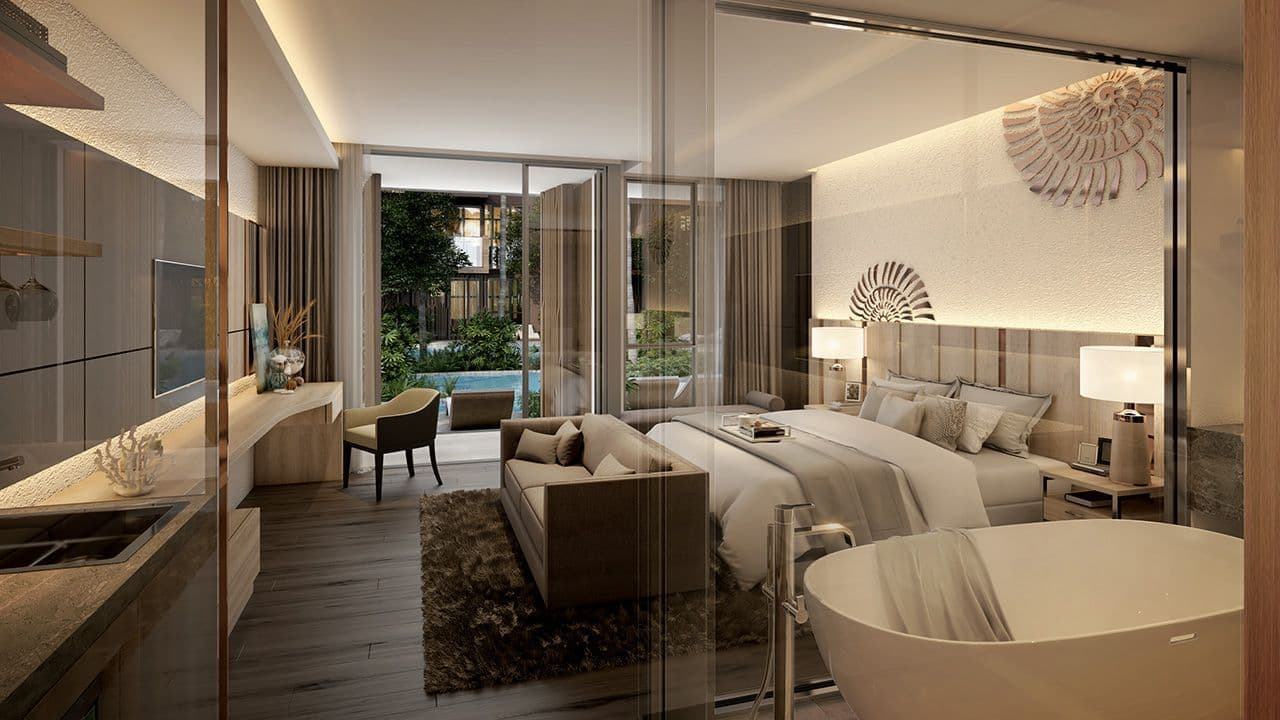 Апартаменты в Пхукете, Таиланд, 40.1 м²